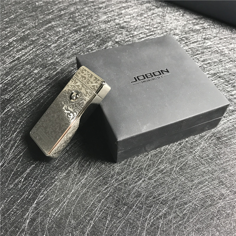雕刻个性创意防风火机银色2