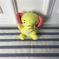 黄色	小象 PP棉 抱枕毛绒玩具送女友生儿童婚庆礼物