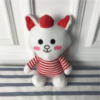 白色小兔子 PP棉 抱枕毛绒玩具送女友生儿童婚庆礼物