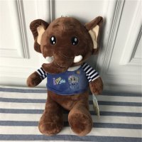 棕色小象	PP棉 抱枕毛绒玩具送女友生儿童婚庆礼物