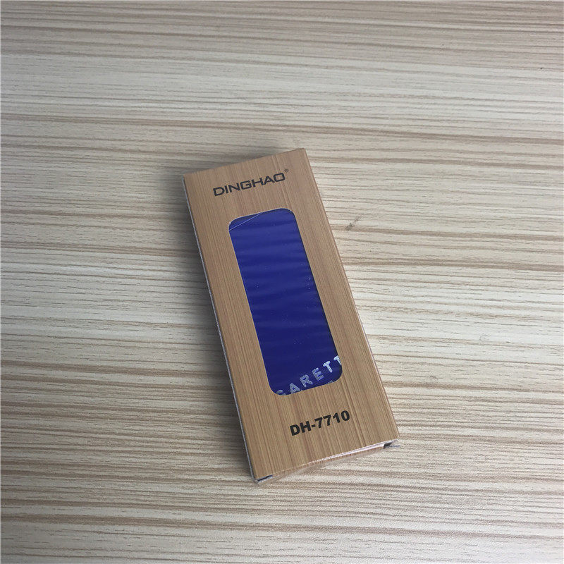蓝色	创意超薄香烟盒香烟夹便携男士香烟盒1