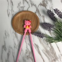 凯蒂猫硅胶儿童辅助练习筷子