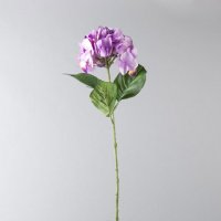 紫色单枝花 布 仿真花客厅餐厅摄影道具装饰（含税）
