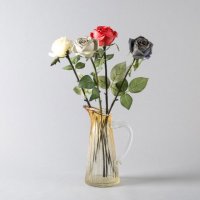 经典玫瑰 PU 仿真花客厅餐厅摄影道具装饰（含税）
