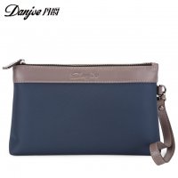 丹爵(DANJUE)牛津布防水材质时尚男士手包大容量多卡位钱包撞色韩版潮流款手拿包8809