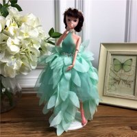 手工制作全身关节可以动婚纱娃娃（配礼盒支架防滑垫）五个一包装，清色装，可零售