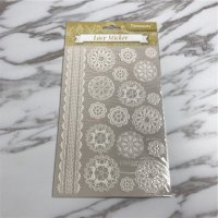 时尚装饰蕾丝贴 米白色