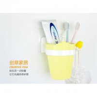 小鸟洗漱套装创意家庭塑料牙刷架卫生间可爱卡通儿童漱口杯