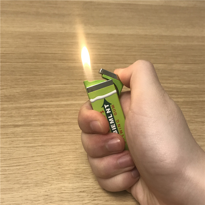 绿箭口香糖造型打火机 创意个性防风明火打火机创意礼物3
