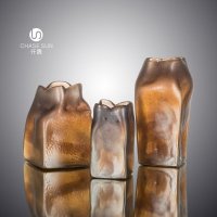 日式简约抽象创意玻璃花瓶家居装饰CDCP1003