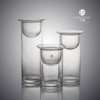 欧式简约透明系列玻璃花瓶家居装饰CDT00015