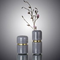 高档欧式玻璃插花花瓶装饰摆件 CDC1536-1