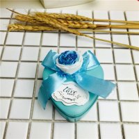 粉蓝 爆款玫瑰香皂花束礼盒康乃馨肥皂花批发情人节母亲节生日礼品厂家