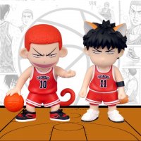 潮儿灌篮高手动物化狐狸流川猴子樱木Q版手办摆件