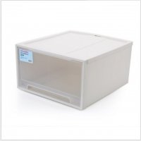 优质塑料PP收纳柜 加厚抽屉储物柜鞋子杂物整理柜家居衣物床头柜-大号