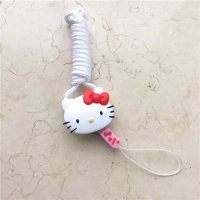 立体可爱卡通凯蒂猫造型挂绳通用手机绳