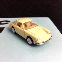 模型车 黄色合金模型玩具车