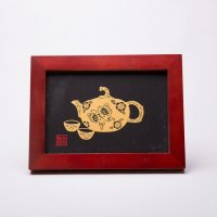 剪纸画相框茶壶 木+剪纸（不含税）