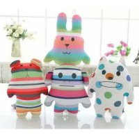 彩虹系列毛绒玩具抱枕儿童玩具