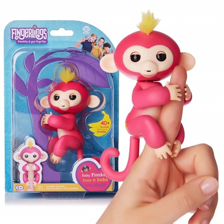 Fingerlings多彩手指猴子指尖猴玩具智能电动宠物宝贝猴6