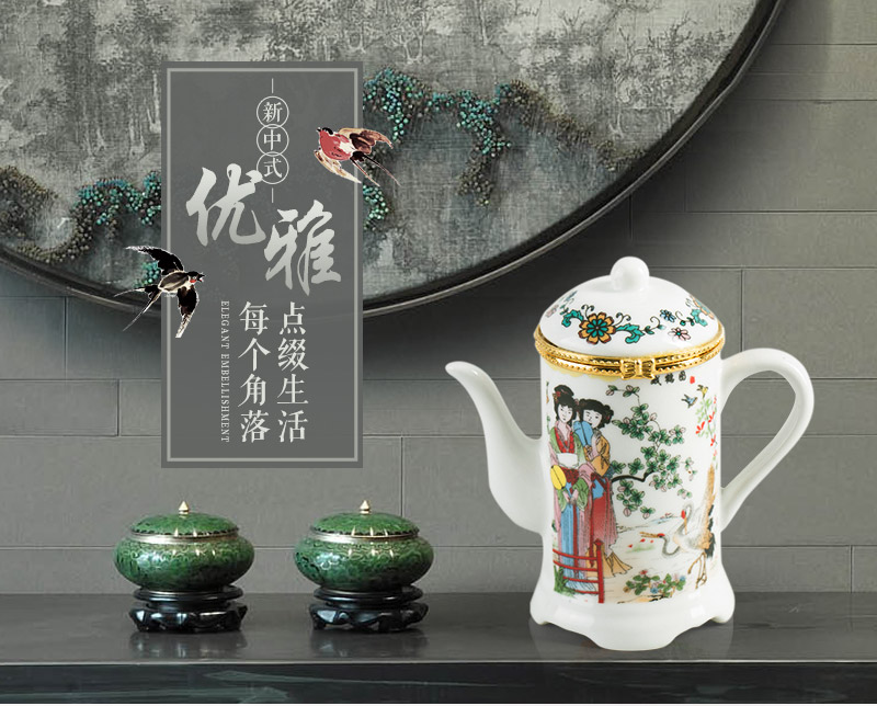 特色中国风牙签筒 茶壶形1