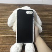 时尚创意毛公仔防摔苹果手机壳iphone手机壳