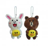 10-12cm布朗熊系列挂饰