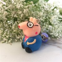 时尚创意可爱卡通立体造型情侣钥匙扣小挂件钥匙圈