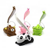 护眼学习LED夹子台灯卡通充电阅读台灯 USB充电小夜灯