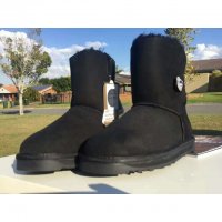Tasman UGG鞋子水晶扣短靴子女鞋