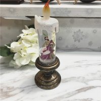圣诞节发光蜡烛造型摆件