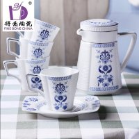 得意陶瓷 欧式陶瓷咖啡具套装欧式茶具套装下午茶茶具英式茶具茶壶杯碟