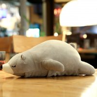 双插手毛绒玩具卡通充电热水袋 安全防爆自动断电