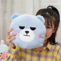 双插手毛绒玩具卡通充电热水袋 安全防爆自动断电