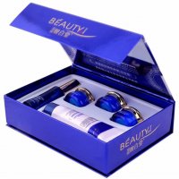 怡品靓白堂蓝盒深度靓白抽色五件套 祛黄补水嫩肤套