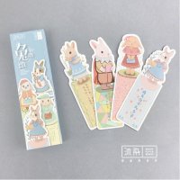 兔墩墩创意纸质异形书签 30张盒装