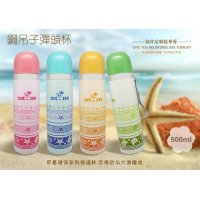 500ml不锈钢真空简约时尚便携子弹头保温杯F205C