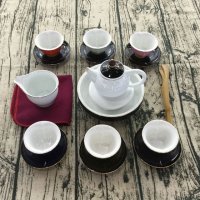 高档骨瓷茶具套装心型套装茶具