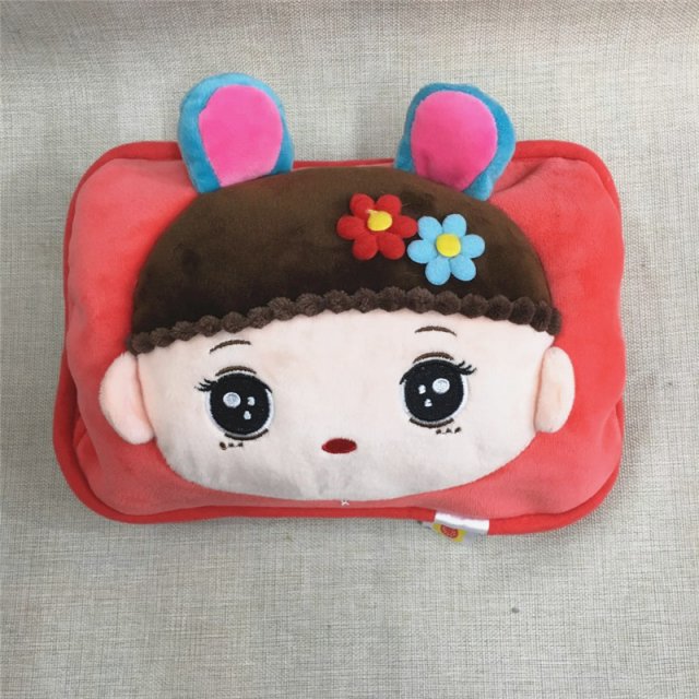 卡通可爱暖手宝已注水充电热水袋