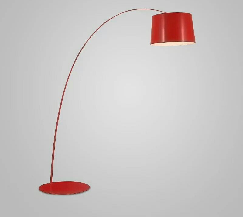 北欧创意简约落地灯K-3016 客厅卧室书房落地灯红色2