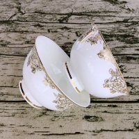 高档骨瓷小套装餐具32头流年花开