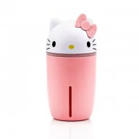 kitty猫迷你加湿器带小夜灯 家用USB加湿器 厂家批发