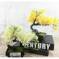 厂家直销新款仿真小盆栽 绿植仿真小盆景批发 工程迎客松装饰A774