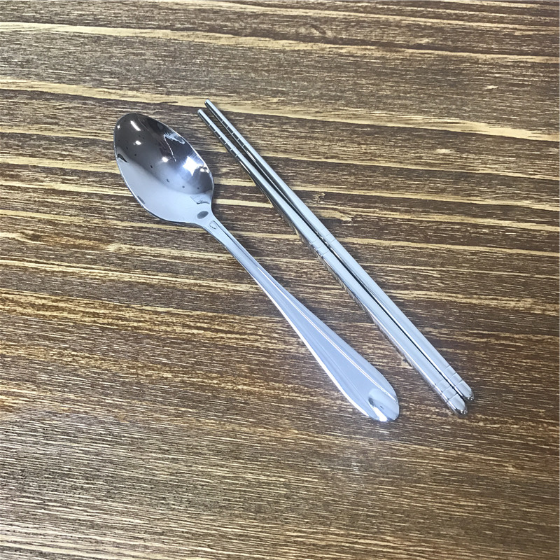 不锈钢便携餐具套装不锈钢勺子筷子3