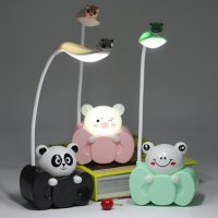新款卡通领结台灯 LED护眼台灯 USB充电台灯 办公学习小夜灯