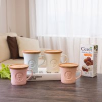 新款嘿猪猪彩晶瓷情侣杯
