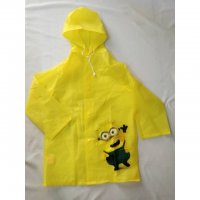 小黄人儿童雨衣