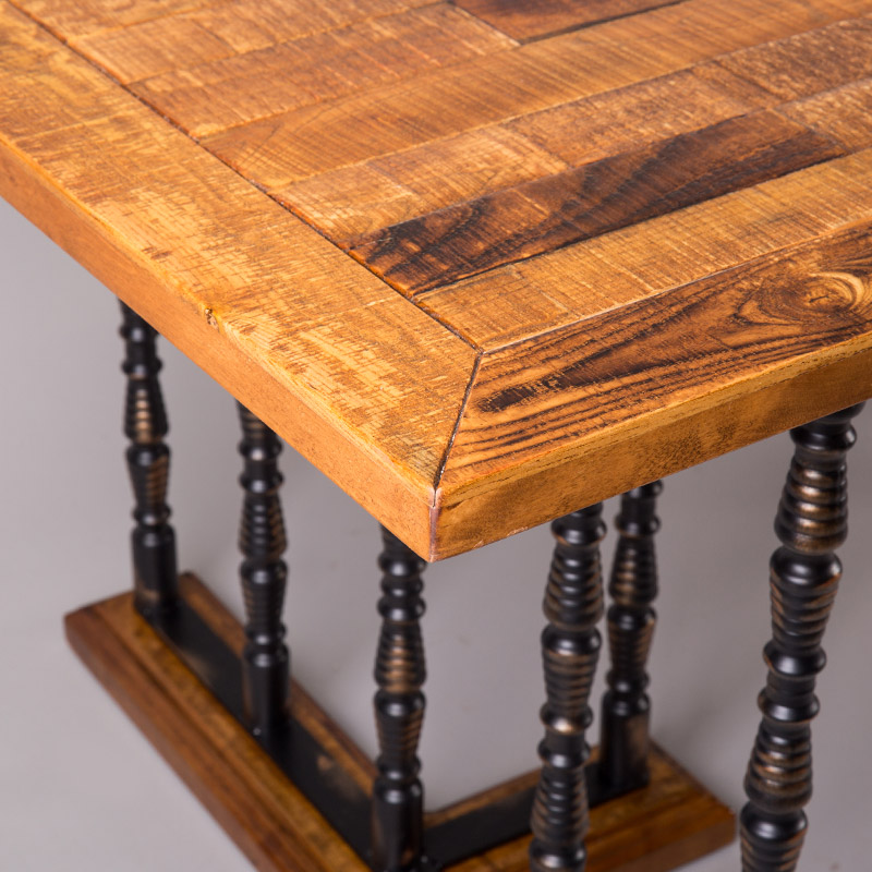 铁木复古餐桌2