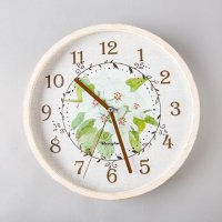 仿白蜡木纹 ABS 田园创意座钟台钟 RC1215