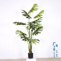 北欧中大型仿真绿植套装 仿真天堂鸟旅人蕉龟背叶竹落地植物盆栽 新款龟背旅人蕉天堂鸟裂口芋琴叶榕椿树